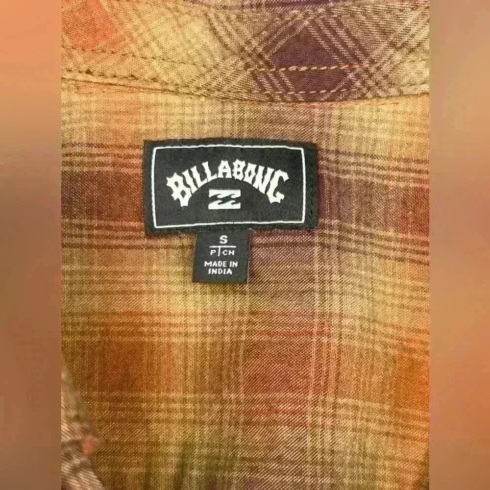🆕 Billabong Wave Washed Flannel - Picture 3 of 11